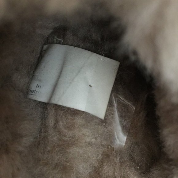 UGG SLIPPERS WOMENS 5 LEOPARD CALF HAIR LEATHER SCUFFETTE SLIP ON MULES HYGGE - Picture 15 of 16